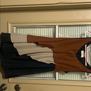 Color block dress
